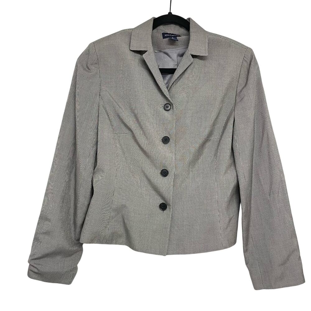 Ann Taylor Light Gray Tailored Blazer